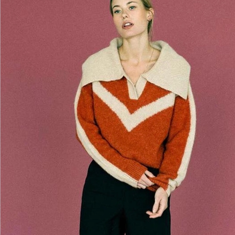 Ciao Lucia chevron sweater